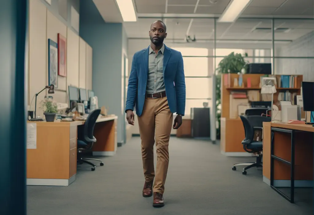 dressed for work 