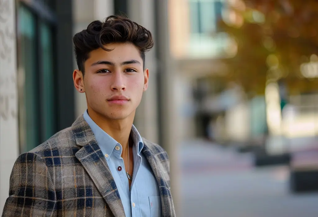 dappered dressed young guy